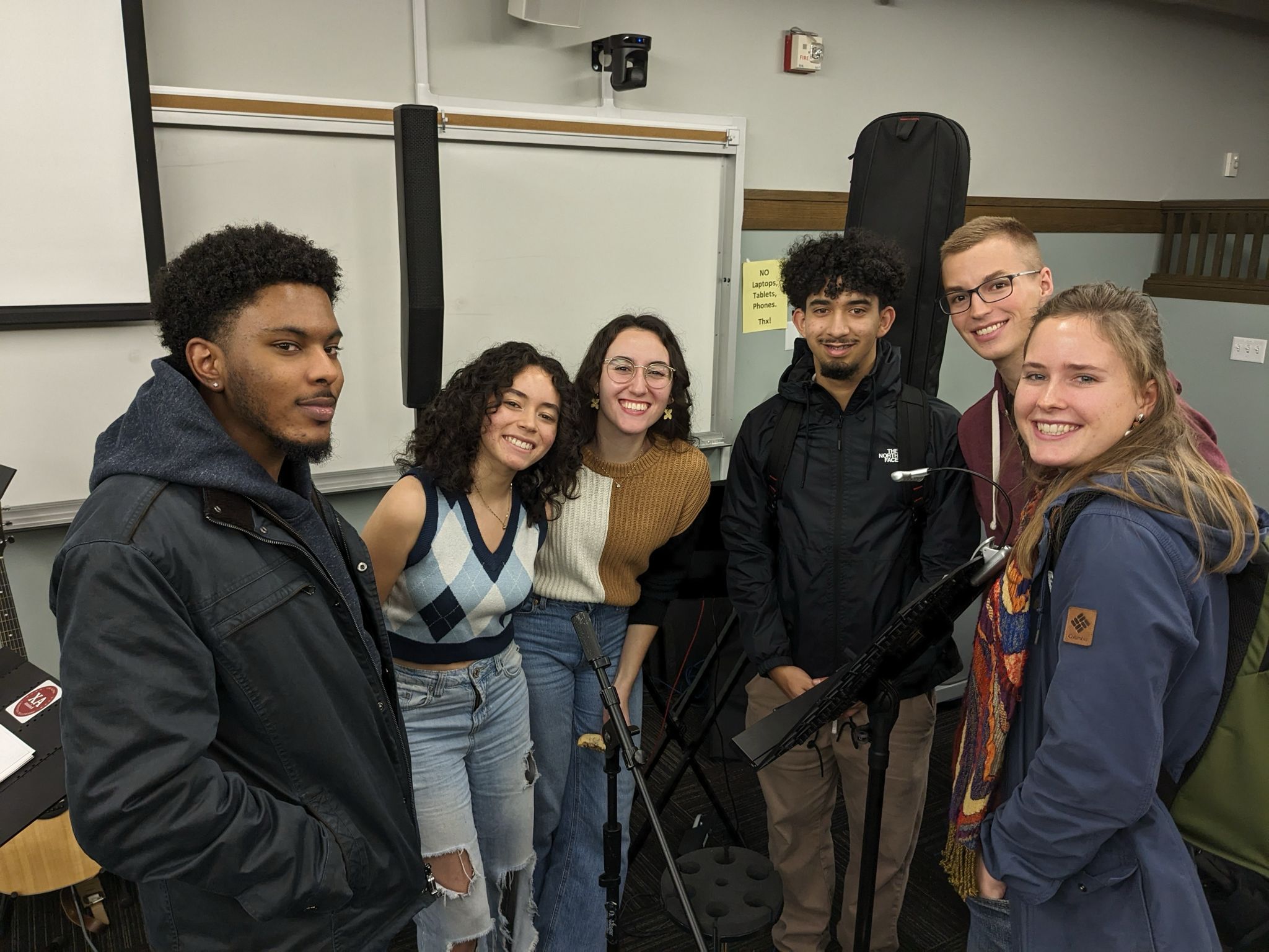 Students at worship